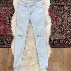 🌲2 for $20 &Denim skinny light blue jeans